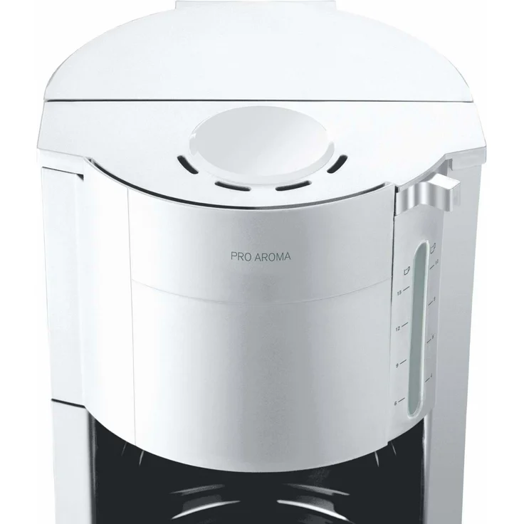 Krups F30901 ProAroma Glas-Kaffeemaschine, 10 Tassen, 1.050 W im modernen Design, weiß – Bild 2