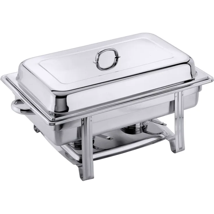 Contacto Edelstahl Chafing Dish GN 1/1, Gestell aus Edelstahl 18/0