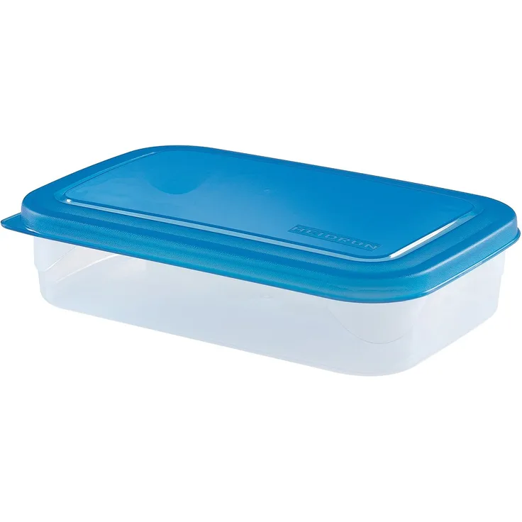 Heidrun 1820 S Behälter Kühlbox Micro, rechteckig, 0.8 Liter, transparent/blau