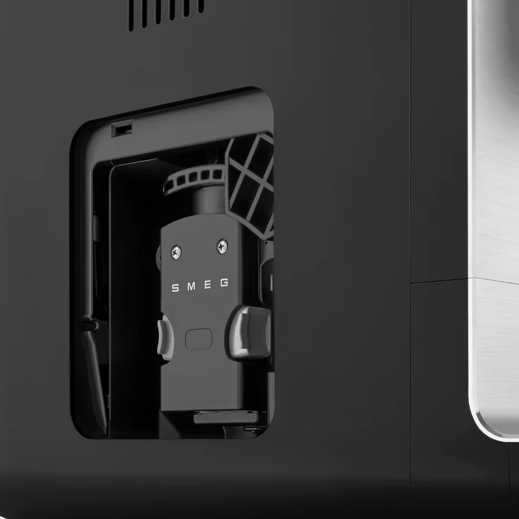 Smeg BCC02BLMEU Kompakter Kaffeevollautomat mit Dampffunktion, mattschwarz – Bild 7