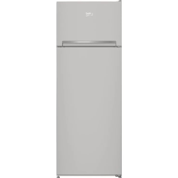 Beko RDSA240K30SN Kühl-Gefrierkombination, freistehend, silber, LED, Schnellgefrieren, Breite 54 cm – Bild 1