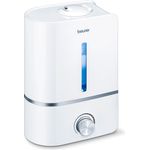 Beurer LB 45 Luftbefeuchter mit Ultraschall-Verneblung zur Raumluftbefeuchtung, mit Aromafunktion, für Räume bis 30m², leise