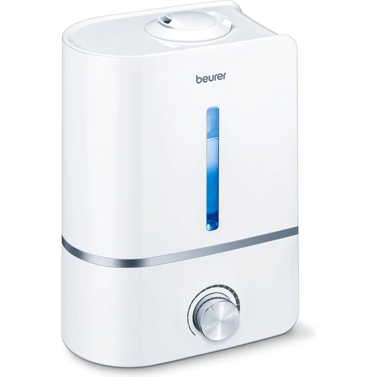 Beurer LB 45 Luftbefeuchter mit Ultraschall-Verneblung zur Raumluftbefeuchtung, mit Aromafunktion, für Räume bis 30m², leise