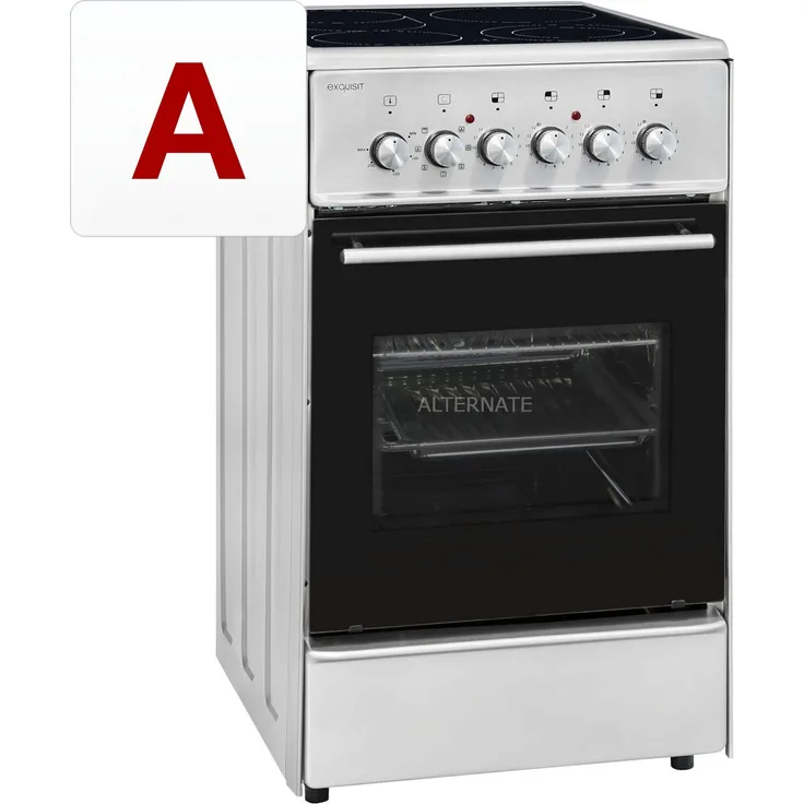 Exquisit ECM 8-4 BZ Inox , inox, Herd, A, Volumen 46 l