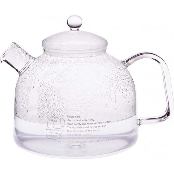 Trendglas Jena Wasserkocher Borosilikat Glas 1,75 L Teekanne Wasserkessel Kanne – Bild 1