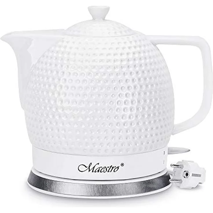 Maestro Feel-Maestro MR067 Wasserkocher 1,5 l, 1200 W, weiß