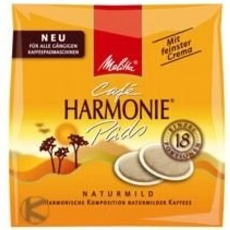 Melitta Kaffeepads rund 16ST Harmonie Cafe