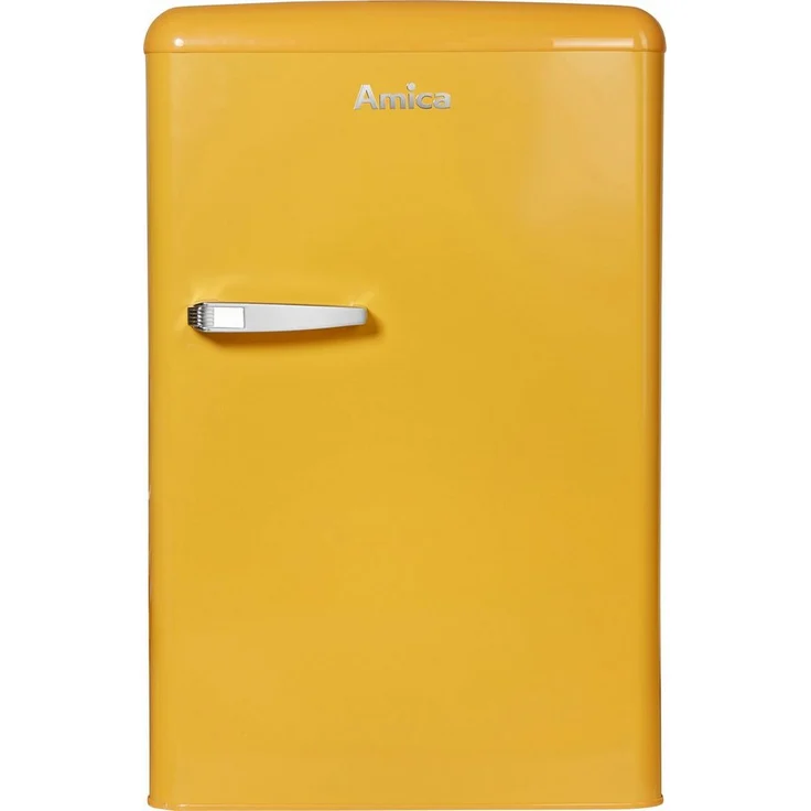 Amica KS15613Y / VT 862 AY WID Kühlschrank, freistehend, gelb, Breite 55 cm, Energieklasse E – Bild 3