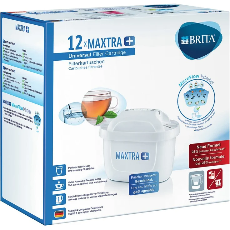 BRITA Maxtra + Water Filter Cartridges Pack 12, White – Bild 1