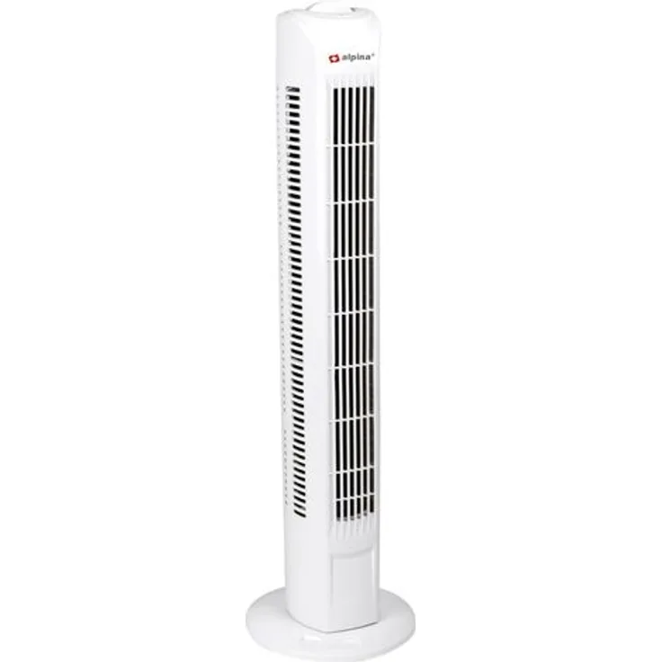 Alpina Turmventilator - 17076 Standventilator - 78cm - 45 Watt - Oszillation - 3 Stufen