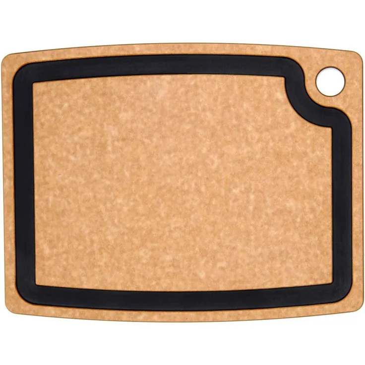 Epicurean Gourmet 96020 Schneidebrett mit Saftrille, 38 x 28 x 1 cm