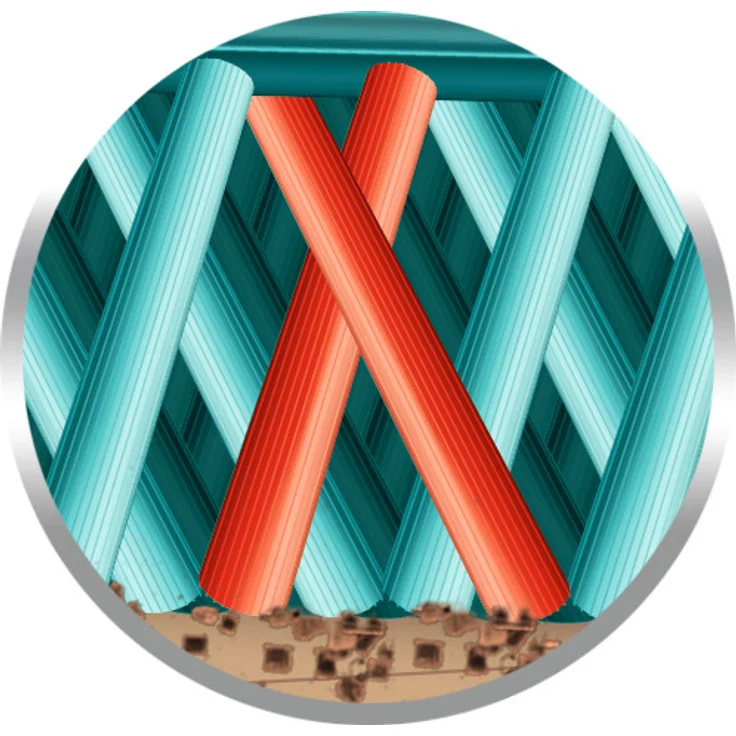 Leifheit Allround Besen Xtra Clean 40 cm mit X-Borsten, Kehrbesen mit Borsten aus Kunststofffaser, Besen mit schräger Stielanbindung, Besenkopf ohne Stiel, Kehrer mit Click-System – Bild 2