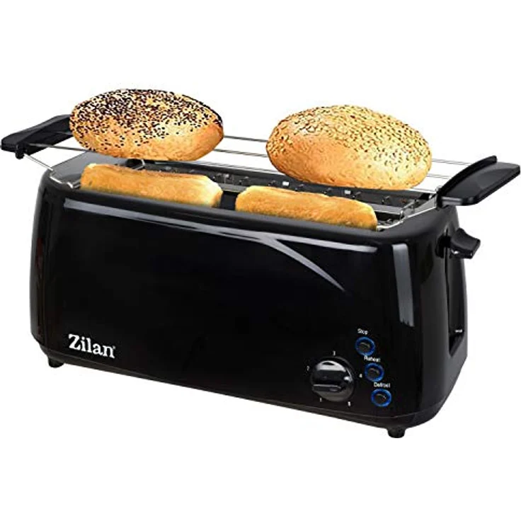 Zilan ZLN-2713 Toaster Schwarz – Bild 1