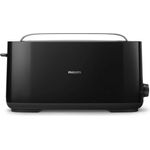 Philips HD2590-90 Gitter Broten Daily schwarz, 1 Schlitz Extra lange, Knopf Warmhalterost