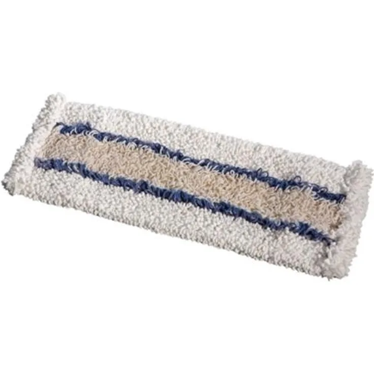 Vermop Mop, Feuchtwischbezug, PES, Bw, Weiß, Blau, 40 cm