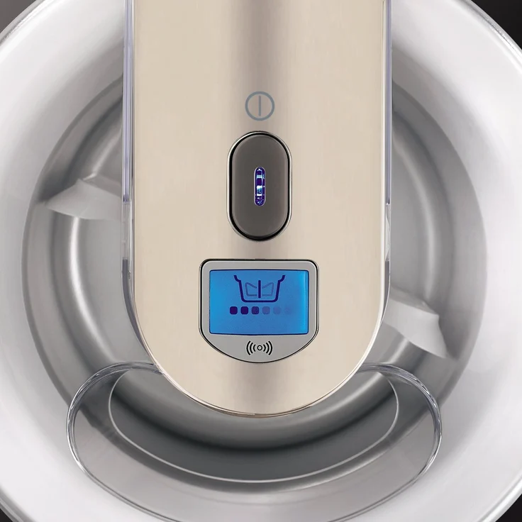 Krups GVS241 Eismaschine Venice Perfect Mix, 1L hausgemachtes Eis, Sorbet, Frozen Jogurth, Ohne Kompressor, Inklusive Rezeptheft und Silikonlöffel, Digitalanzeige und Signalton – Bild 2