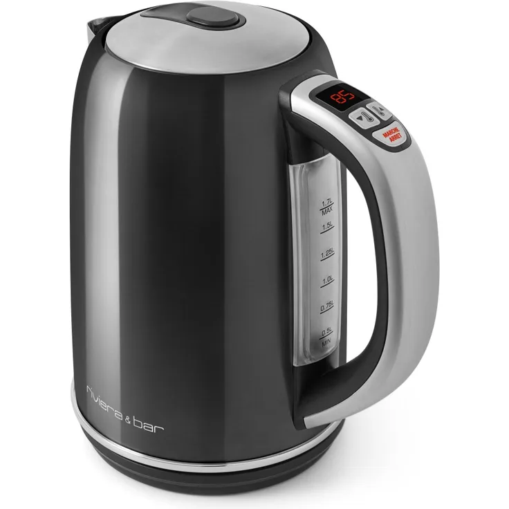 Riviera & Bar BT549A Wasserkocher mit variabler Temperatur Serena 1,7 l Platinum