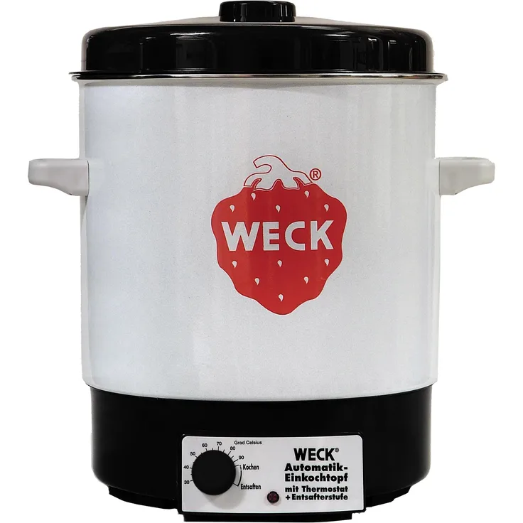 Weck WAT14 Einkochautomat aus 2 Schicht Emallierung, 2000 W, 29 Liter