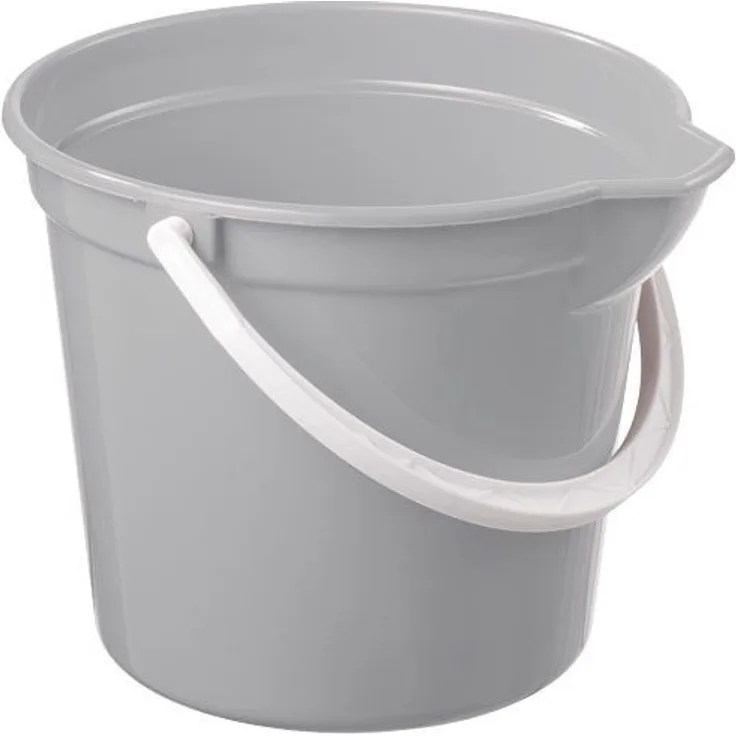 Sunware Eimer Basic 7,5 l, silber