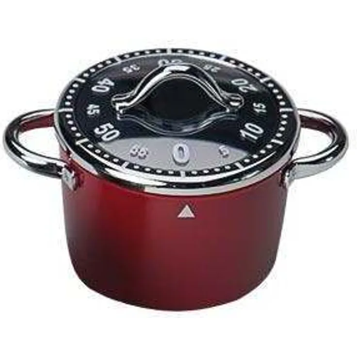 SILIT Kurzzeitmesser Vitaliano Rosso rot, 5 cm, Kunststoff
