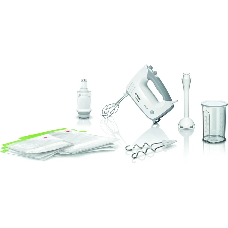 Bosch Handrührer MFQ364V0, ErgoMixx mit Vakuumierfunktion, 450 W, weiß – Bild 1