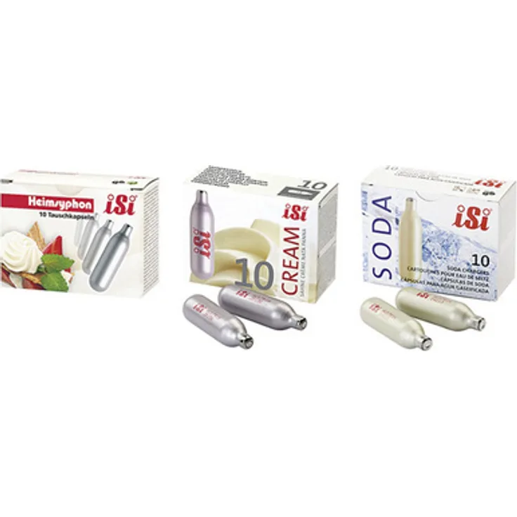 Isi Kohlensäure-Kapseln für Sodasiphons 10er Pack