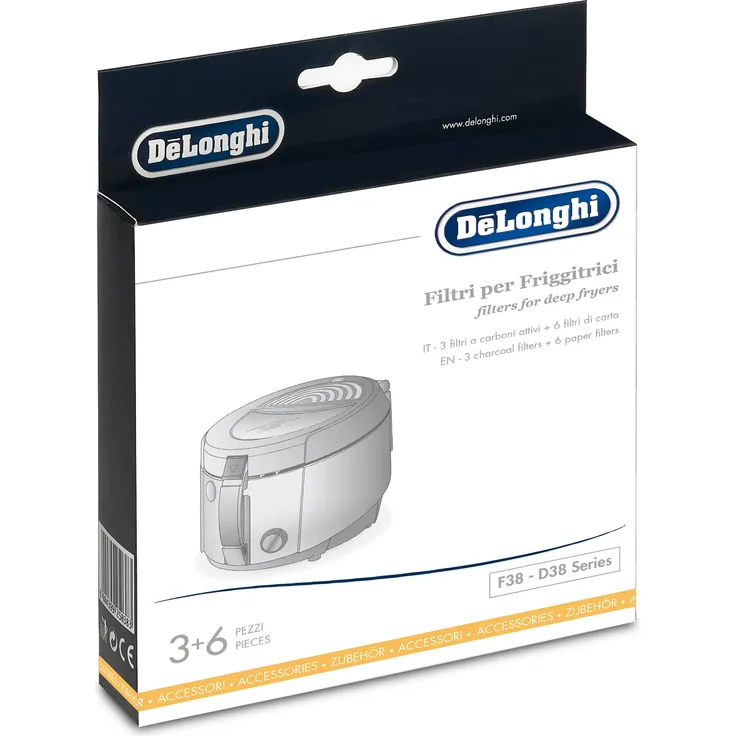 De'Longhi FIL.F38 Filterset (Friteuse für Modelle F38)