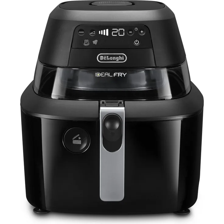 De'Longhi FH 2394.BK Multifry Fritteuse Heißluft Fritteuse & Multicooker, ohne Öl, 1400 Watt, 1,5 Liter Fassungsvermögen, schwarz