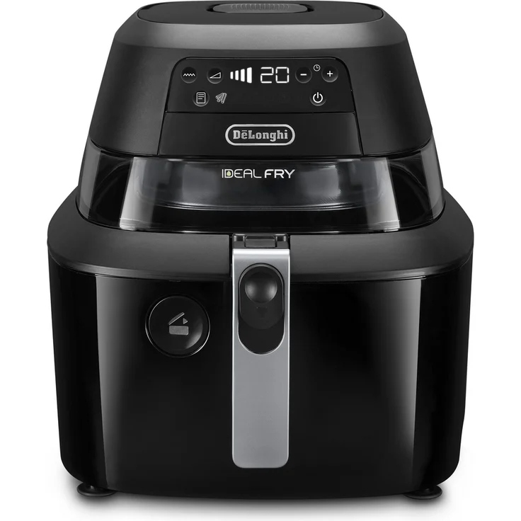 De'Longhi FH 2394.BK Multifry Fritteuse Heißluft Fritteuse & Multicooker, ohne Öl, 1400 Watt, 1,5 Liter Fassungsvermögen, schwarz – Bild 1