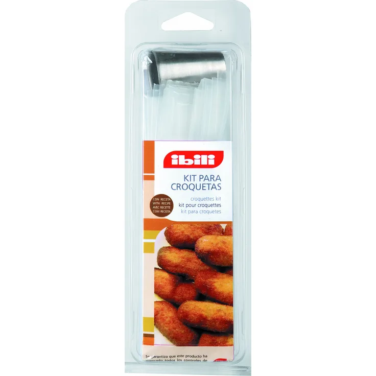 IBILI Kroketten-Set 11-teilig, Kunststoff, Silber-transparent, 24 x 8 x 4.5 cm, Einheiten