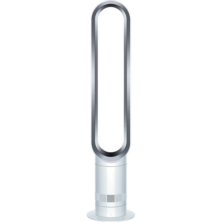 Dyson AM 07 Turmventilator, 56 Watt, mit Timer und Fernbedienung, Fernbedienung, Kunststoff, weiß, silber – Bild 1
