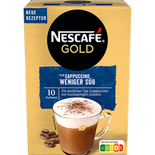 Image for Nescafe Typ Cappuccino Weniger Süß Getränkepulver Löslich 125g