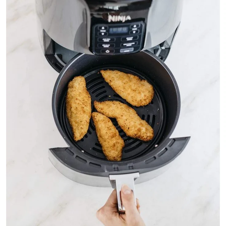 Ninja Air Fryer AF100EU Black, Heißluftfritteuse mit präziser Temperaturregelung, Fritteuse ohne Öl und Fett, 3.8 Liter Fassungsvermögen, 1500 Watt – Bild 3