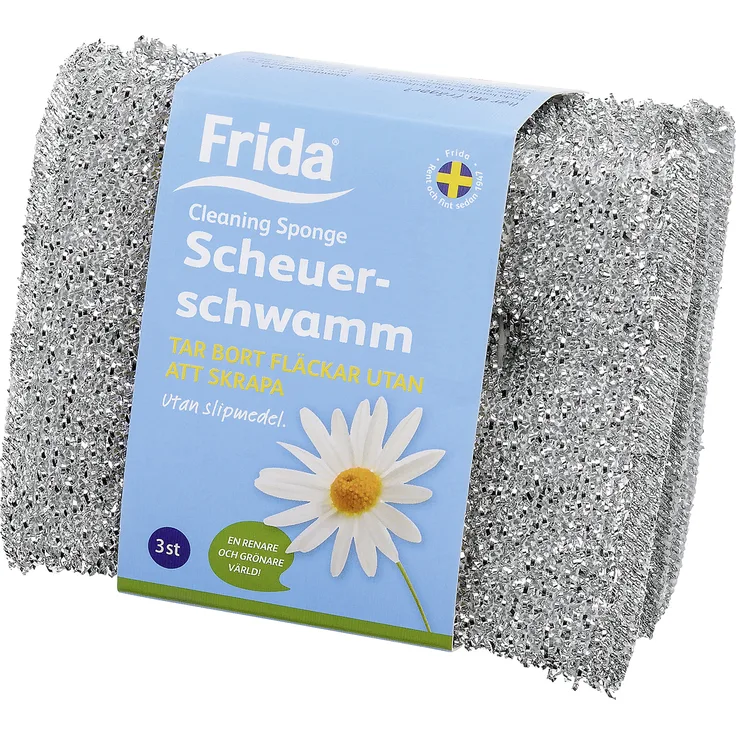 FRIDA Glitzer-Reinigungsschwamm 3er