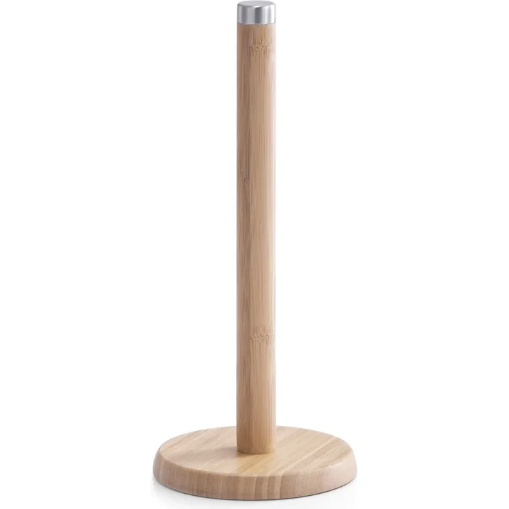 Zeller 25283 Küchentuchständer, Bamboo-Edelstahl ø 14 x 32 cm