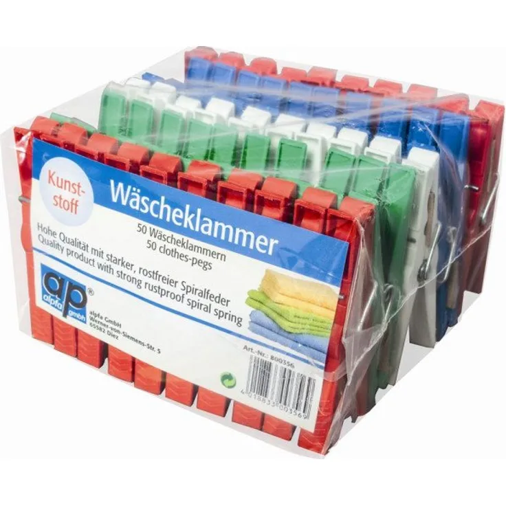 Alpfa Wäscheklammern Extra stark 50 Stück