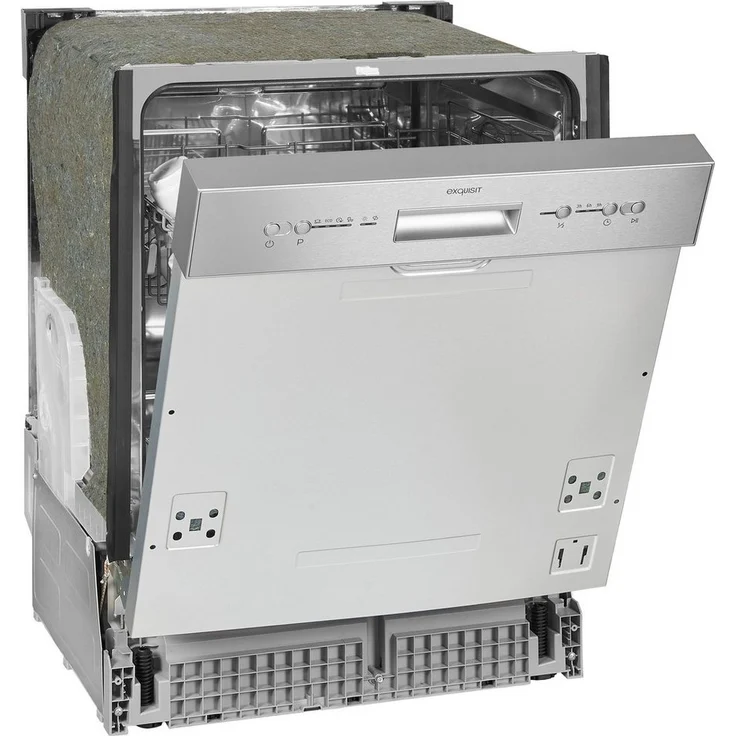 Exquisit EGSP6012-EB-030E, Geschirrspüler, E, Geräuschemissionsklasse C, Geräuschemissionen 49 Dezibel – Bild 2