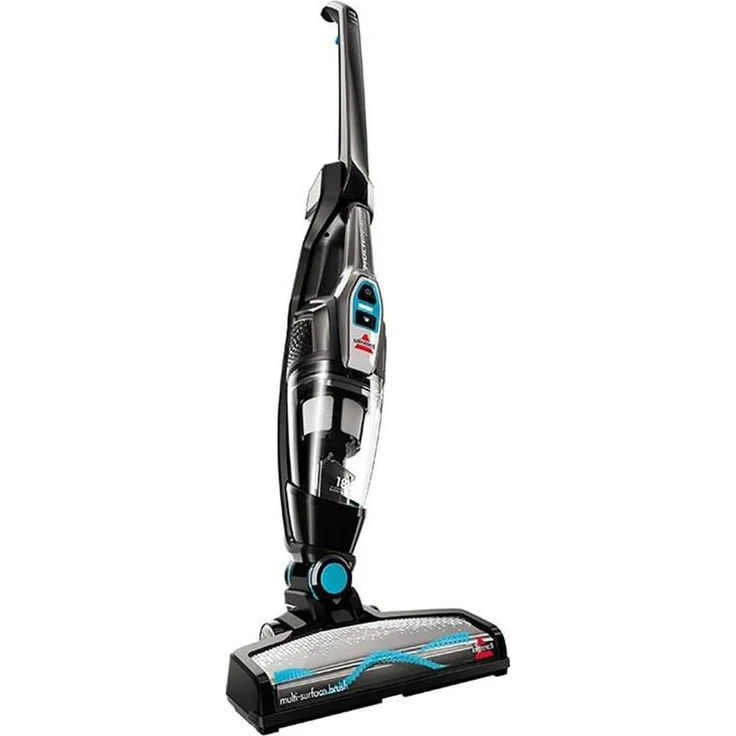 Bissell 2280N MultiReach Essential Handstaubsauger, 30 min Akkubetrieb, Zyklon-Technologie, abklappbarer Griff, Ladestation mit Aufsatzaufbewahrung, schwarz-blau – Bild 8