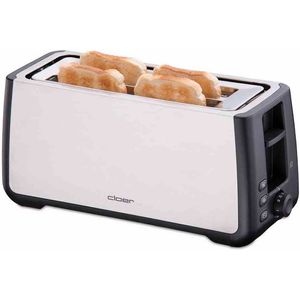 Bild für Cloer 3579 King-Size Toaster für 4 XXL Scheiben-Check-Funktion-Edelstahlgehäuse