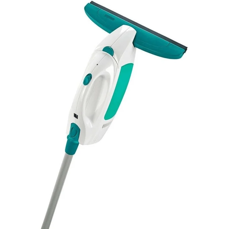 Leifheit Fenstersauger Set Dry and Clean mit Stiel 51001 für 360° streifenfreie Reinigung, Fensterreiniger verwendbar bis zu 35 min, Fensterputzer mit Stand-by-Automatik und Click-System – Bild 5
