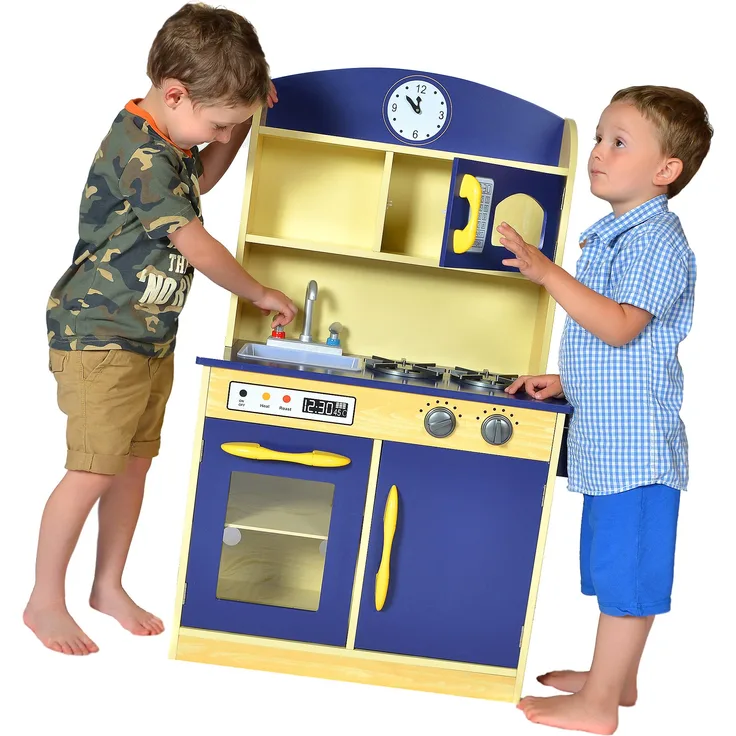 Teamson Kids Kitchen, Wood, Navy