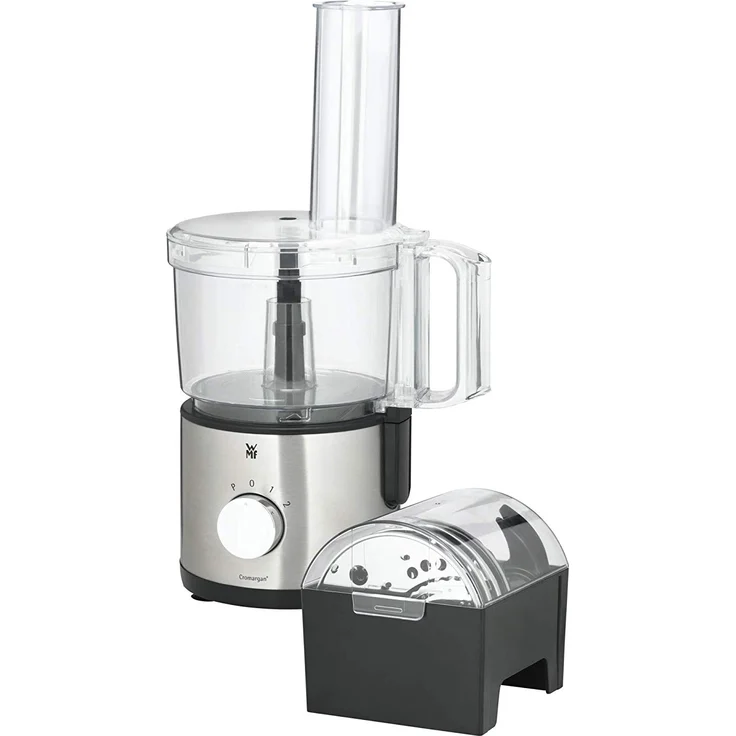WMF Kult X Edition Küchenmaschine, mit 5 Zubehör-Scheiben, Knetmesser, Stopfen, Edelstahl-Messer, Behälter 2,0l, 500 W – Bild 1