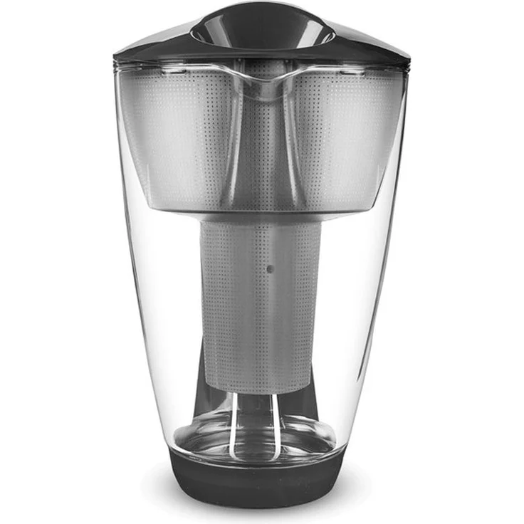 PearlCo Glas-Wasserfilter - Halbjahres-Paket inkl. 6 classic Filterkartuschen (anthrazit) – Bild 5