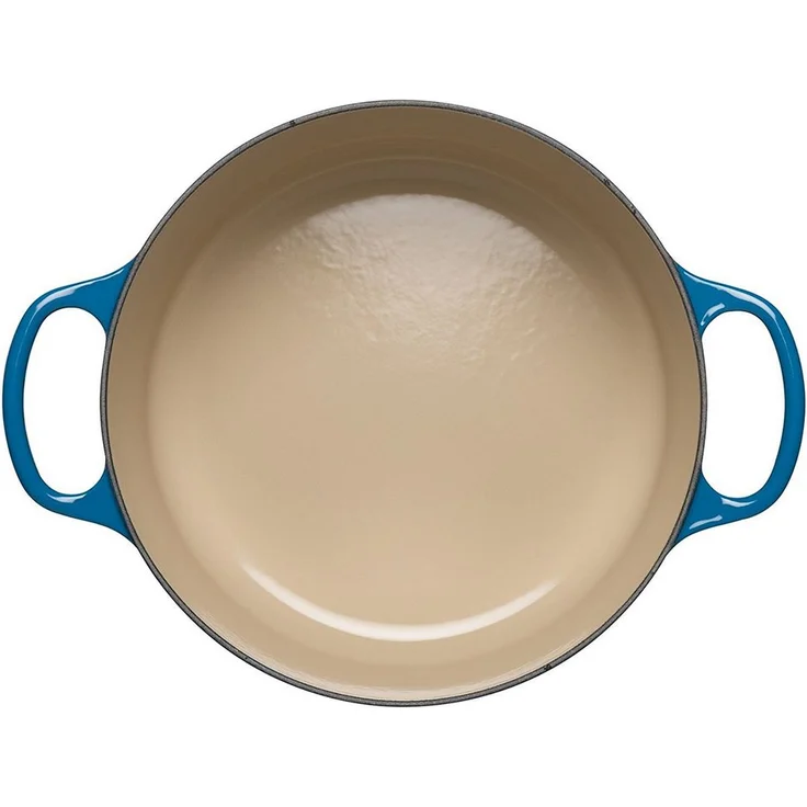 Le Creuset Signature Gusseisen-Bräter mit Deckel, Ø 24 cm, Rund, Für alle Herdarten und Induktion geeignet, Volumen: 4,2 l, Marseille – Bild 3