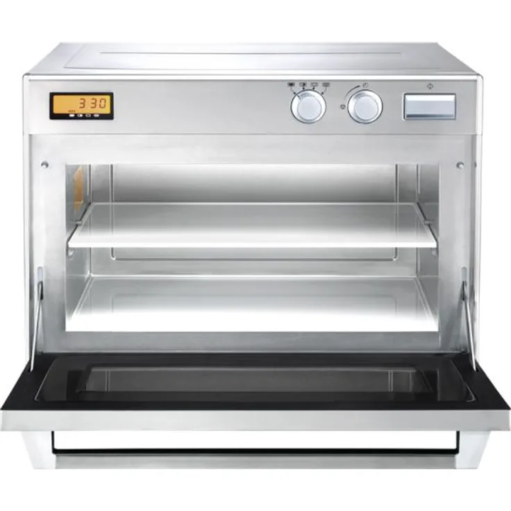 GGG Mikrowelle Panasonic, Standgerät, 3200 Watt, 44 Liter Garraum, silber, Edelstahl