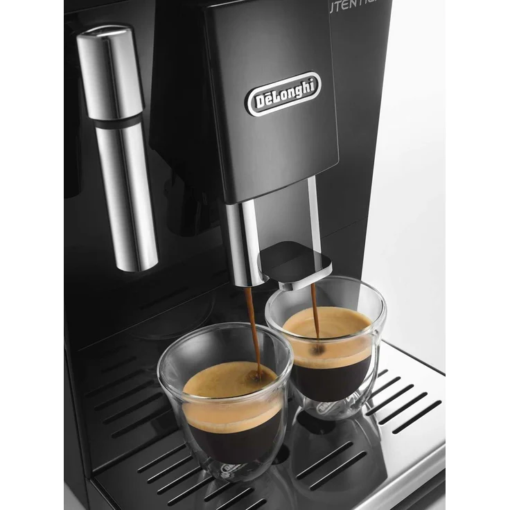 De'Longhi ETAM 29.510.B Autentica Kaffeevollautomat mit integriertem Mahlwerk, Wasserfilter, Tassenwärmer, 1450 Watt, schwarz, mit Milchsystem – Bild 3