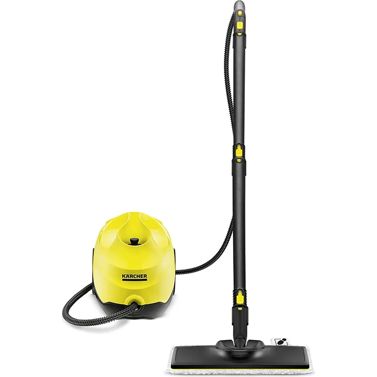 Kärcher Dampfreiniger SC 3 EasyFix (Kurze Aufheizzeit: nur 30 Sekunden, Flächenleistung je Tankfüllung: ca. 75 m², Tank permanent befüllbar, Entkalkungskartusche, Parkposition, weiteres Zubehör) – Bild 2