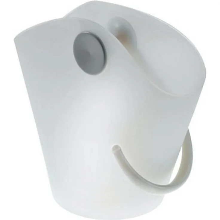 Alessi CHIRINGUITO Weinkühler, thermoplastisches Harz, eisgrau, 11 x 32 x 11 cm