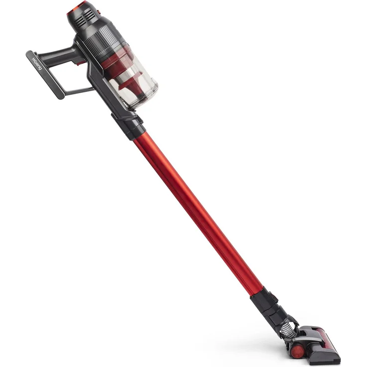 H.Koenig Kabelloser Handstaubsauger ohne Beutel UPX18 - EasyClean+ - 3 Geschwindigkeitsstufen - 1,12 kg - 220 W-multifunktional für Haus Auto Büro, Aluminium, rot, 0.8 liters – Bild 1