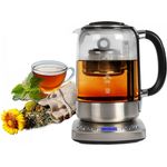 LIVOO 2-in-1 Wasserkocher Teekocher Teeei Aufgussprogramme DOD175 2200 W 1,7 L